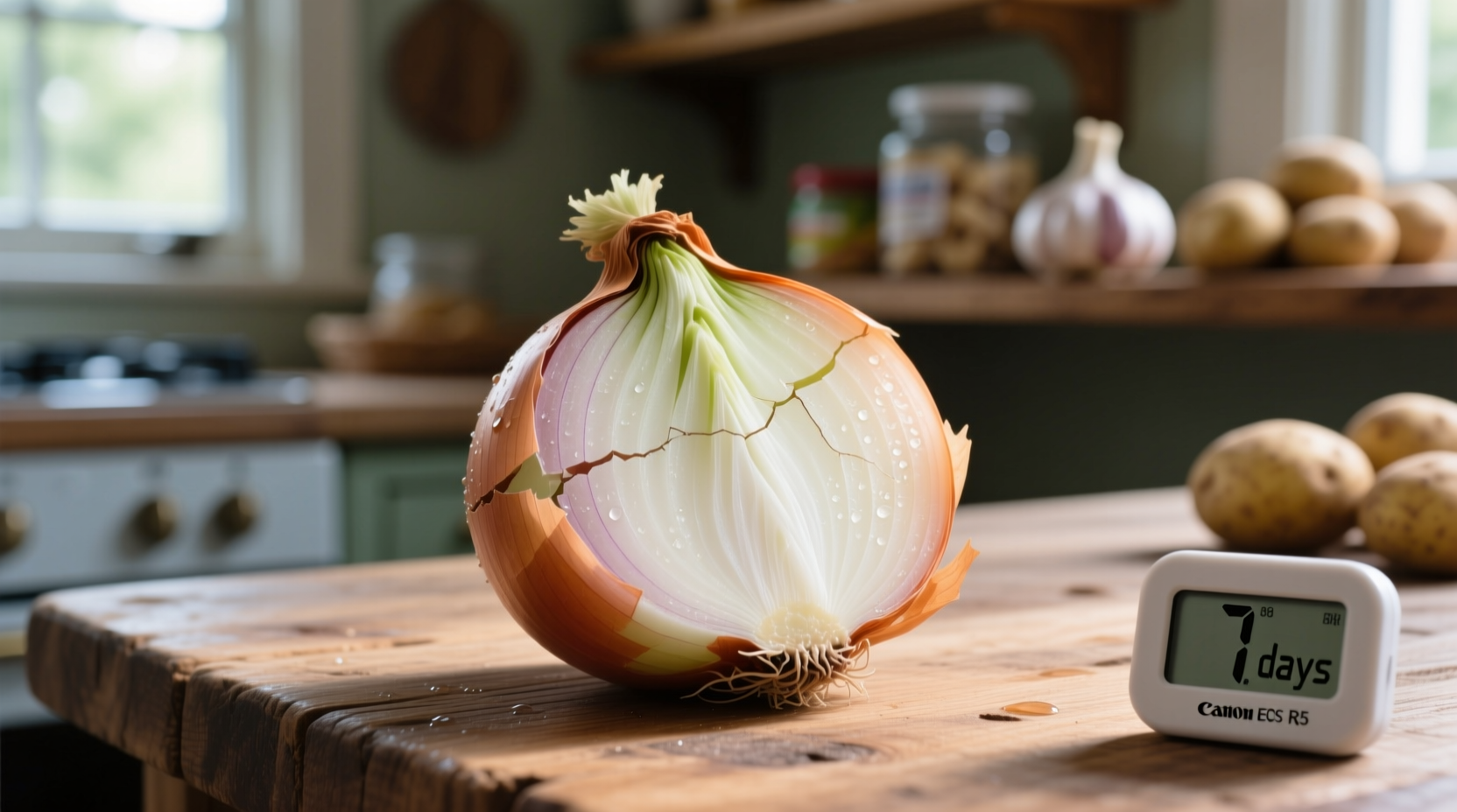 how long does an onion stay fresh