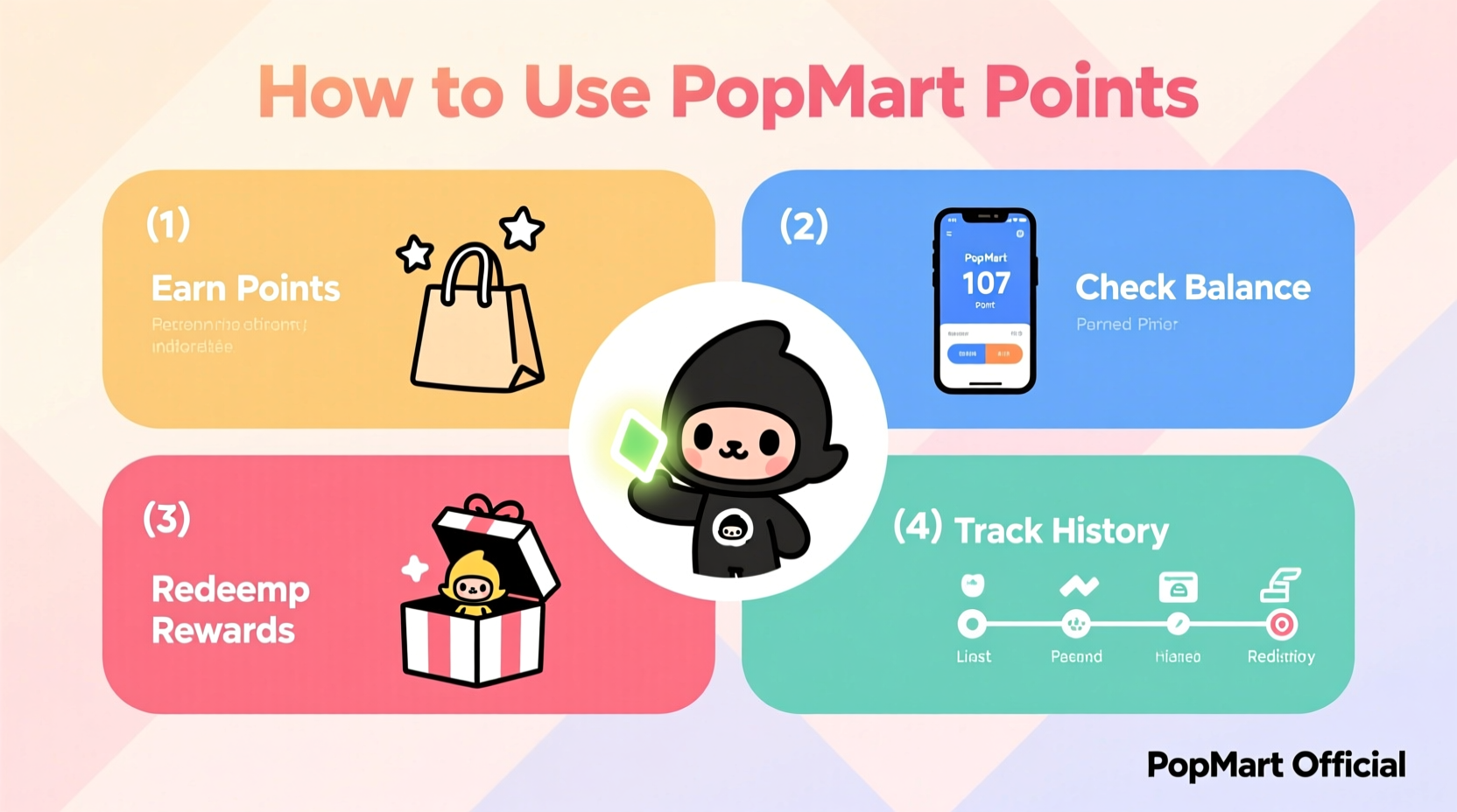 how to use popmart points