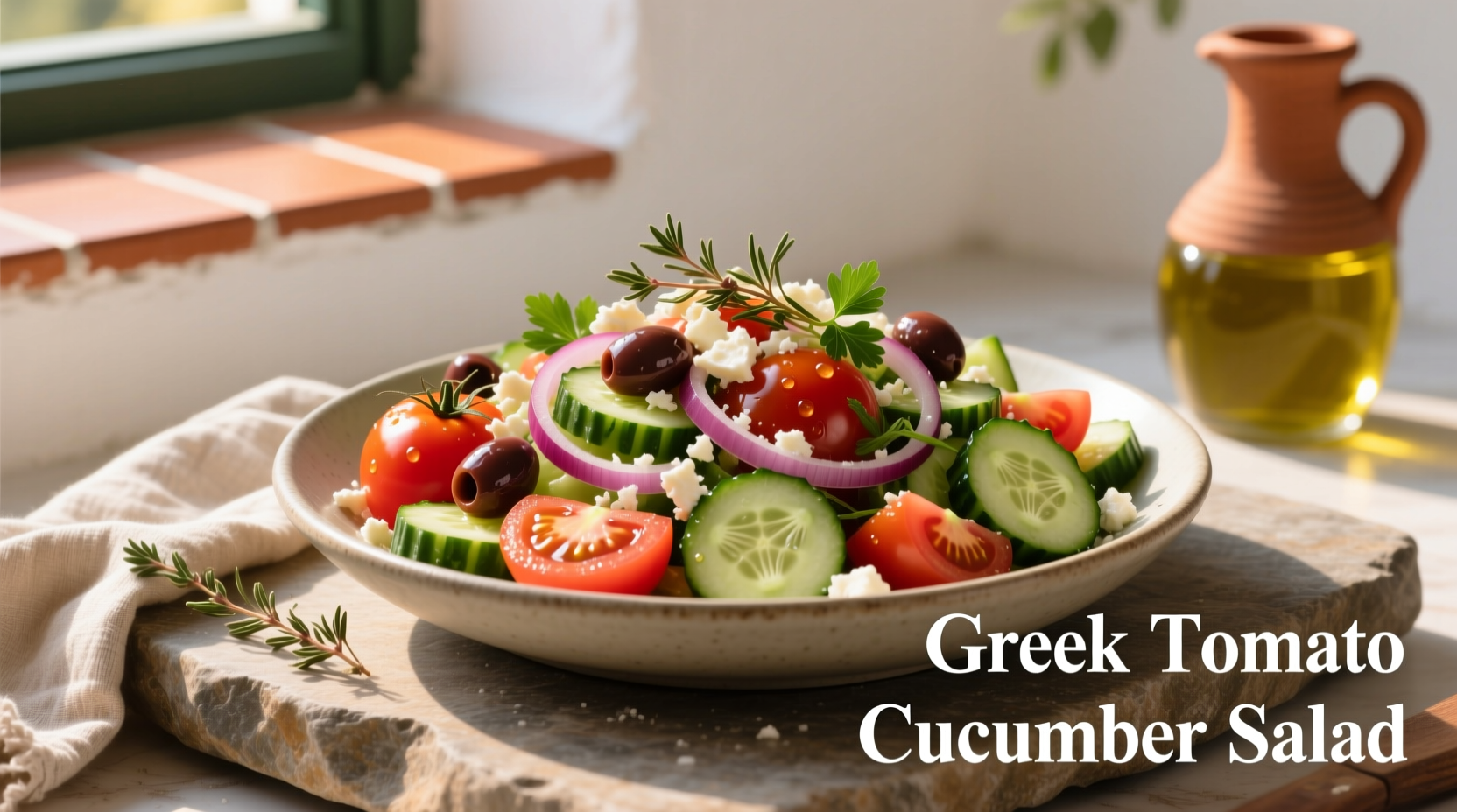 Authentic Greek Tomato Cucumber Salad Recipe & Traditions