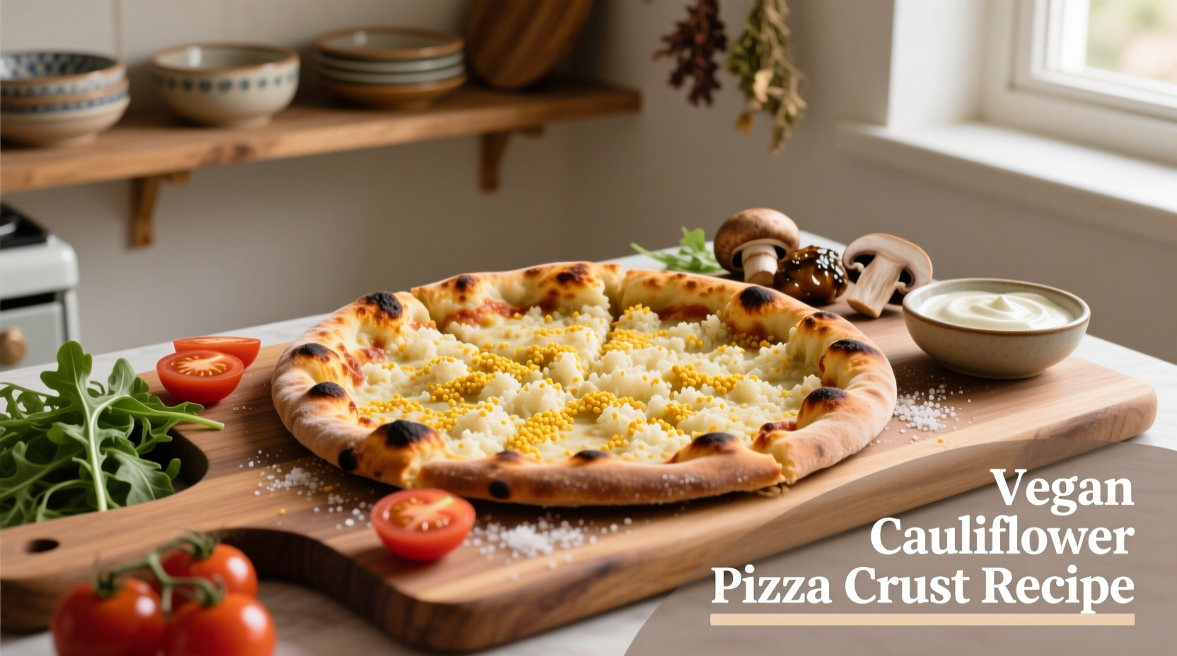 Perfect Vegan Cauliflower Pizza Crust Recipe: Crispy Every Time