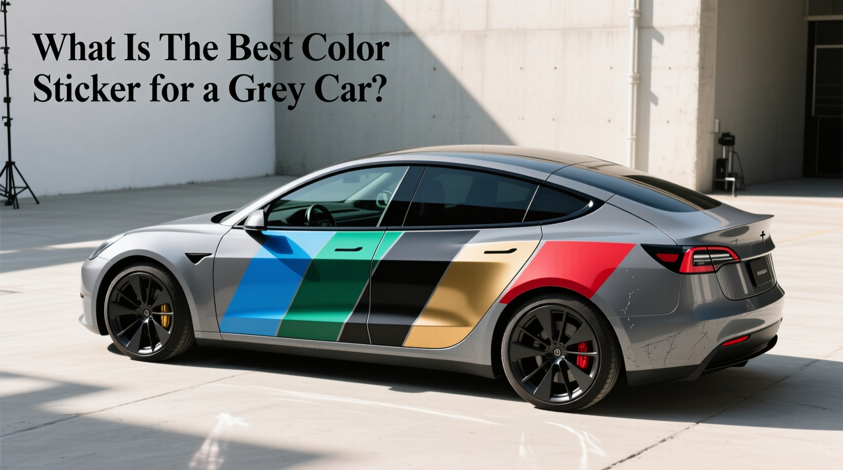 How to Choose Grey Car Body Sticker Design, What Is Best Color?