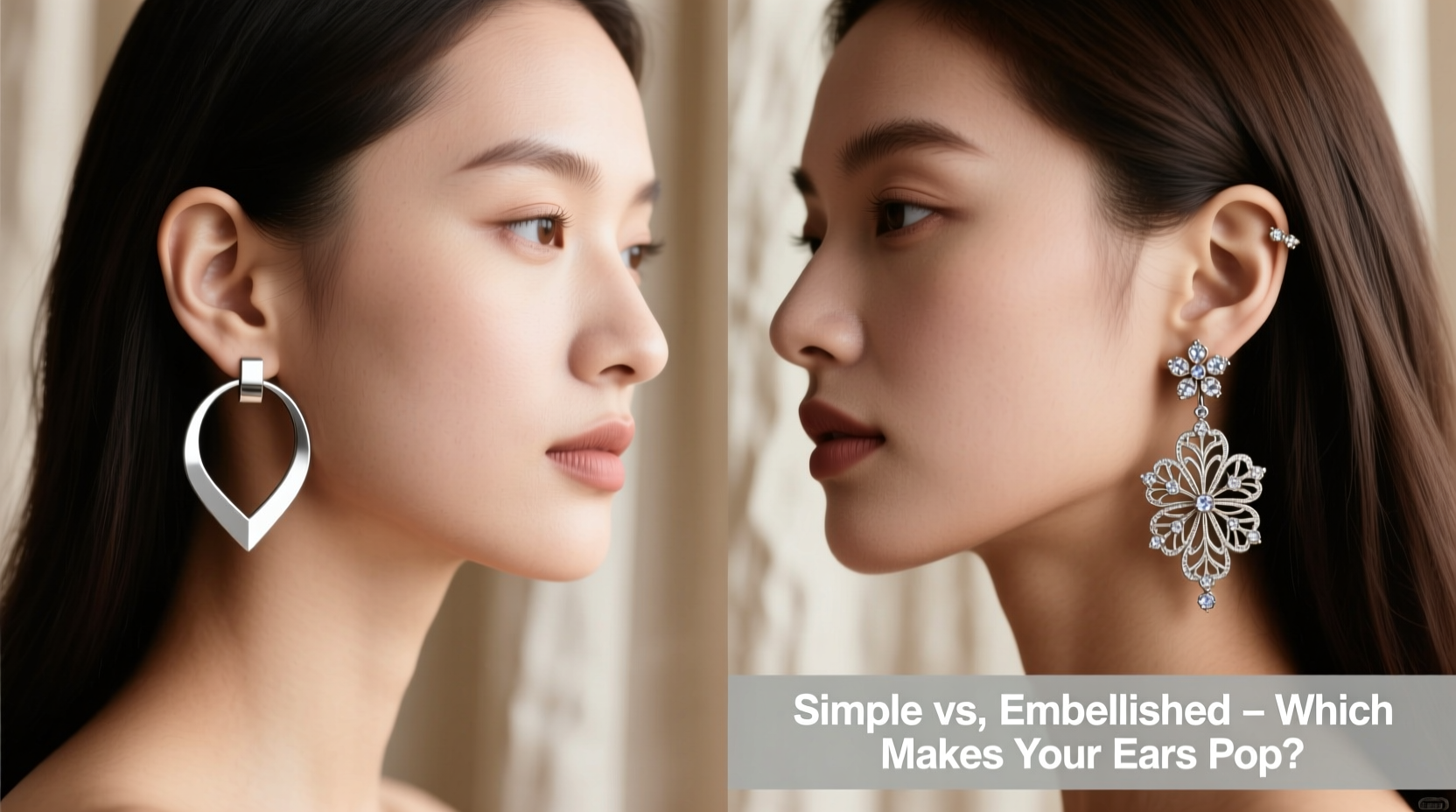 simple vs embellished earrings which style makes your ears pop without trying too hard