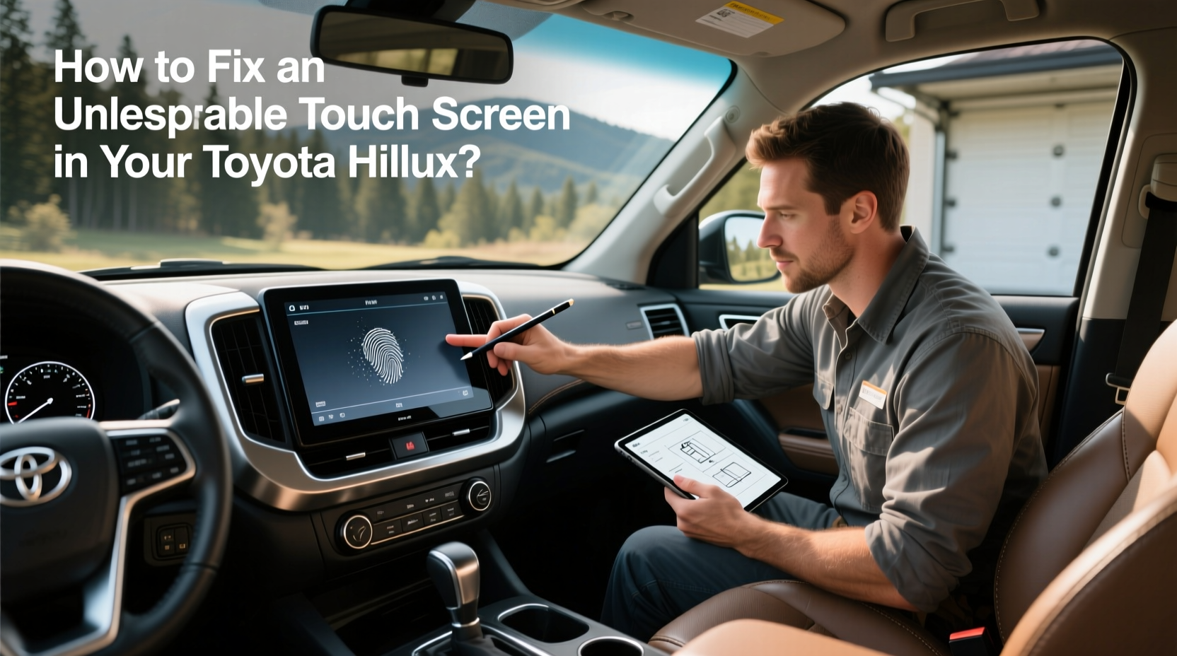 How to choose for toyota hilux digital touch screen,How to fix unresponsive touch screen car?