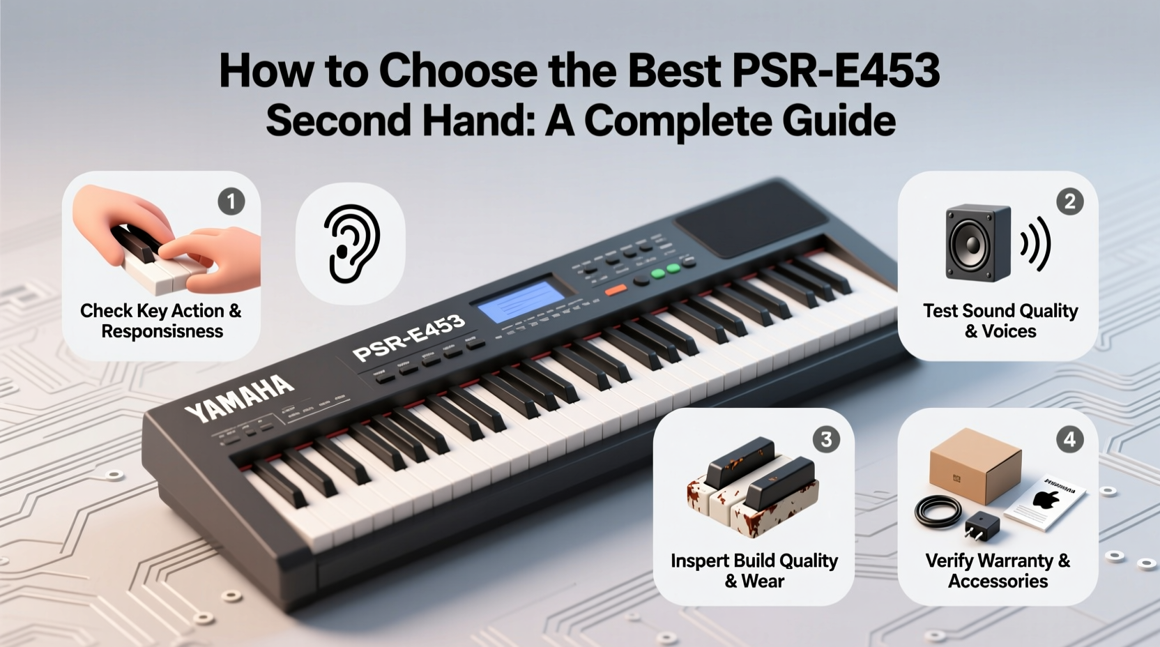 psr e453 second hand