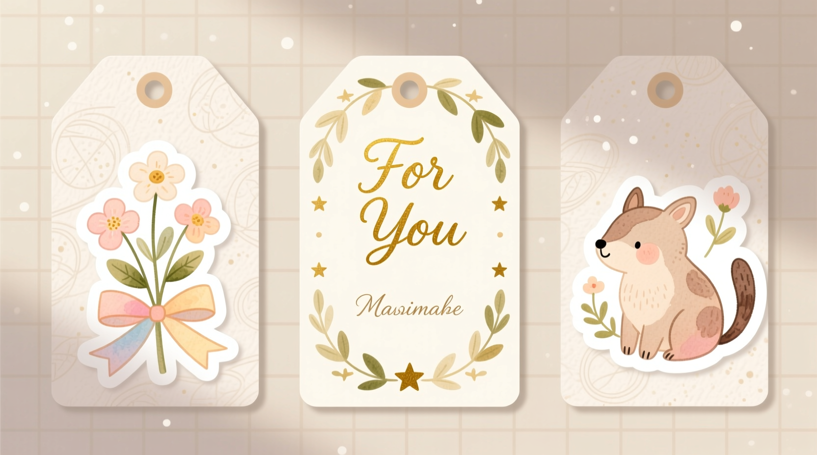 personalized gift tag stickers delightful details for every present