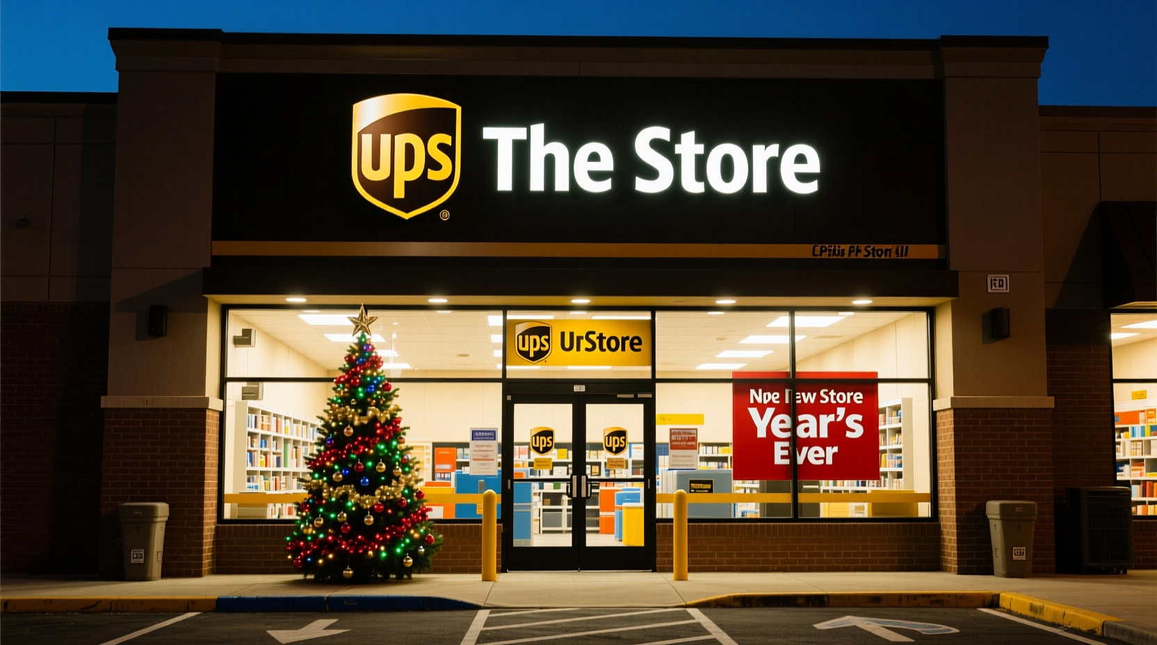 is the ups store open on new years eve