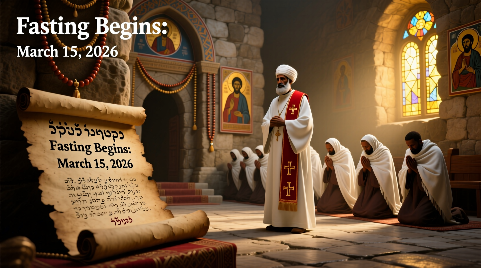 when does ethiopian easter fasting start 2026