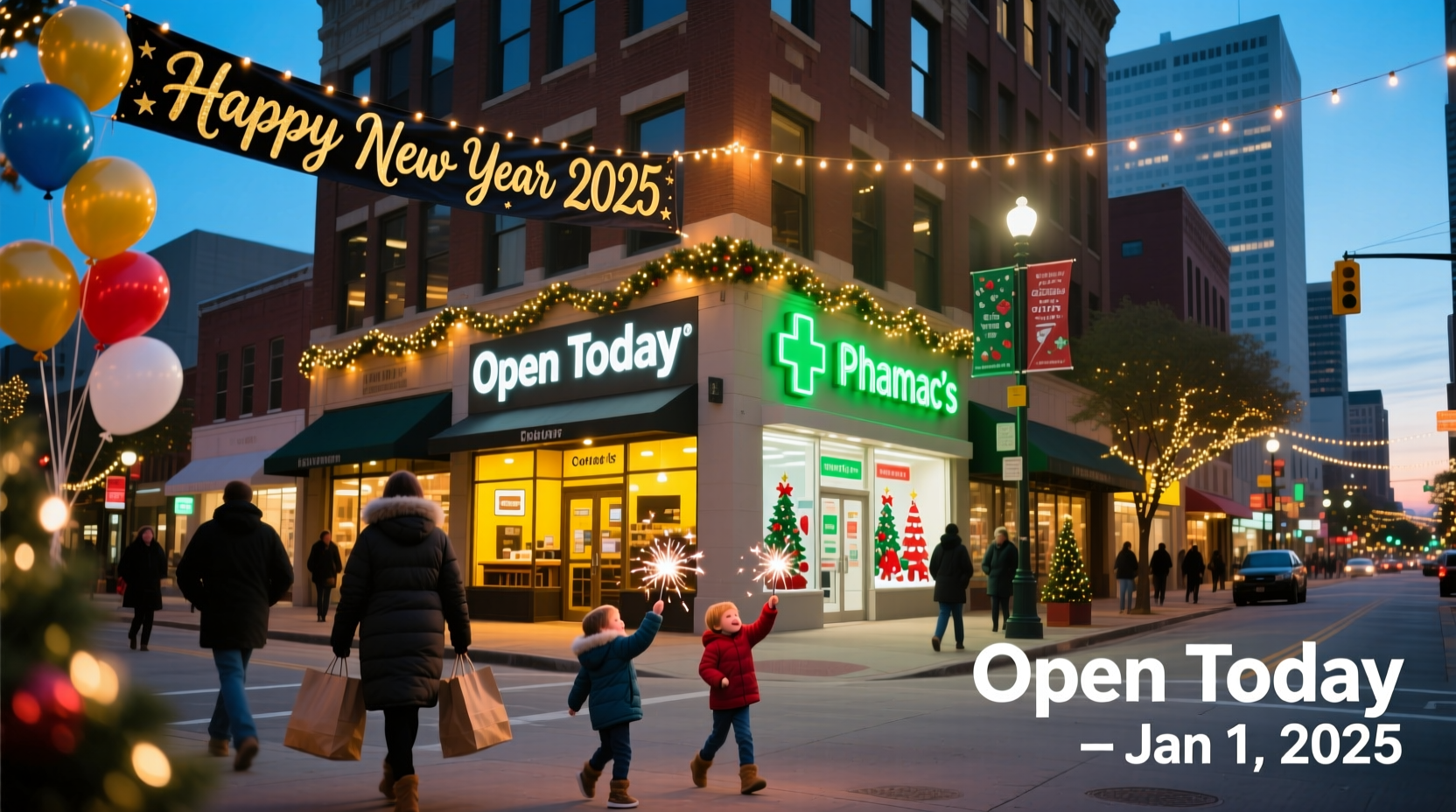 who is open in houston tx new year day