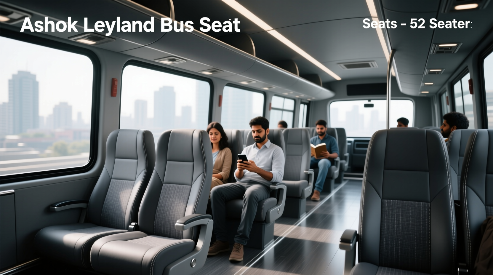 How to Choose Ashok Leyland Bus Seats, What Is the Price of a 52-Seater?