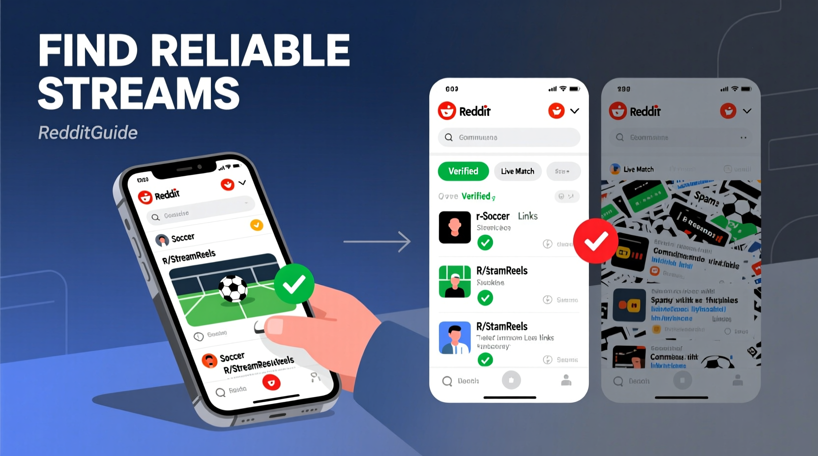 how to find reliable free soccer streams on reddit without missing a match