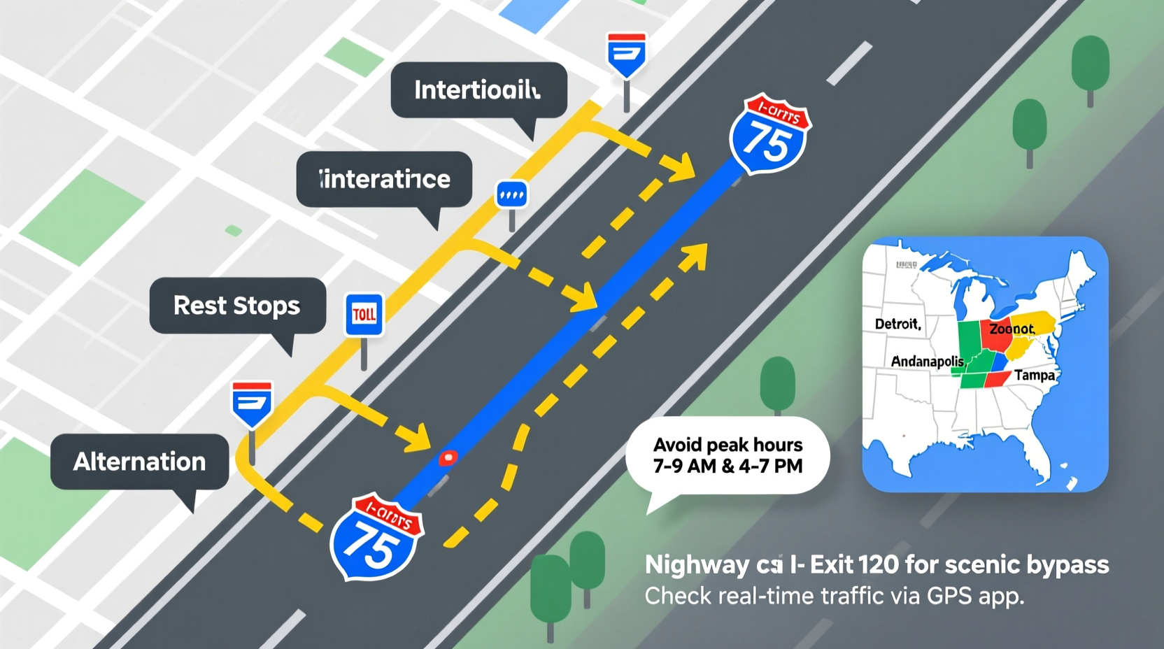 essential tips and alternative routes for navigating your way to i 75 easily