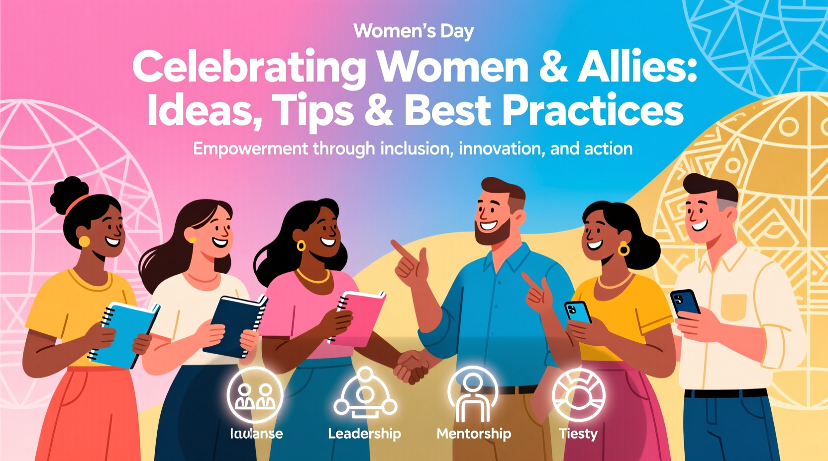 men and womens day flyer