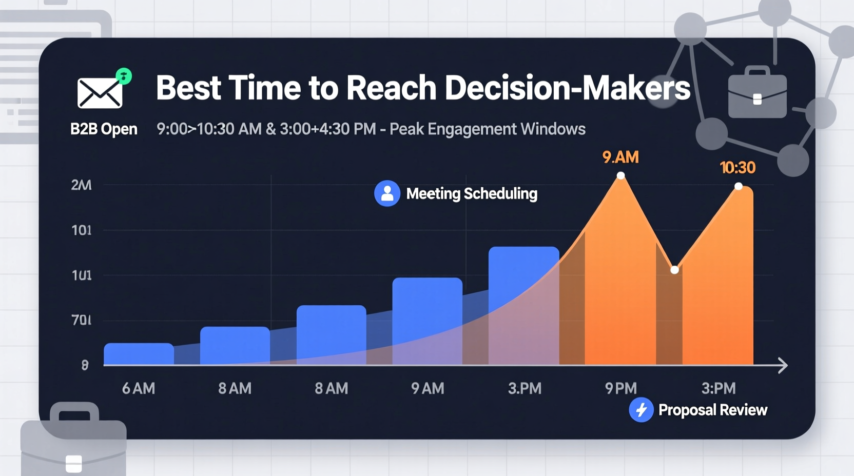 what time of day is best to sell b2b services