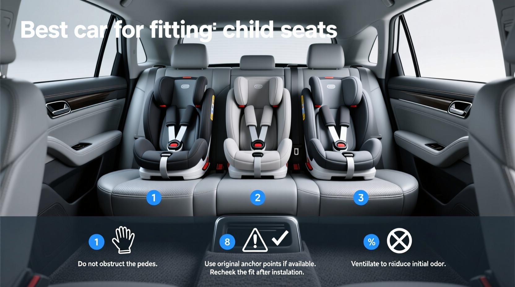best car to fit 3 child seats