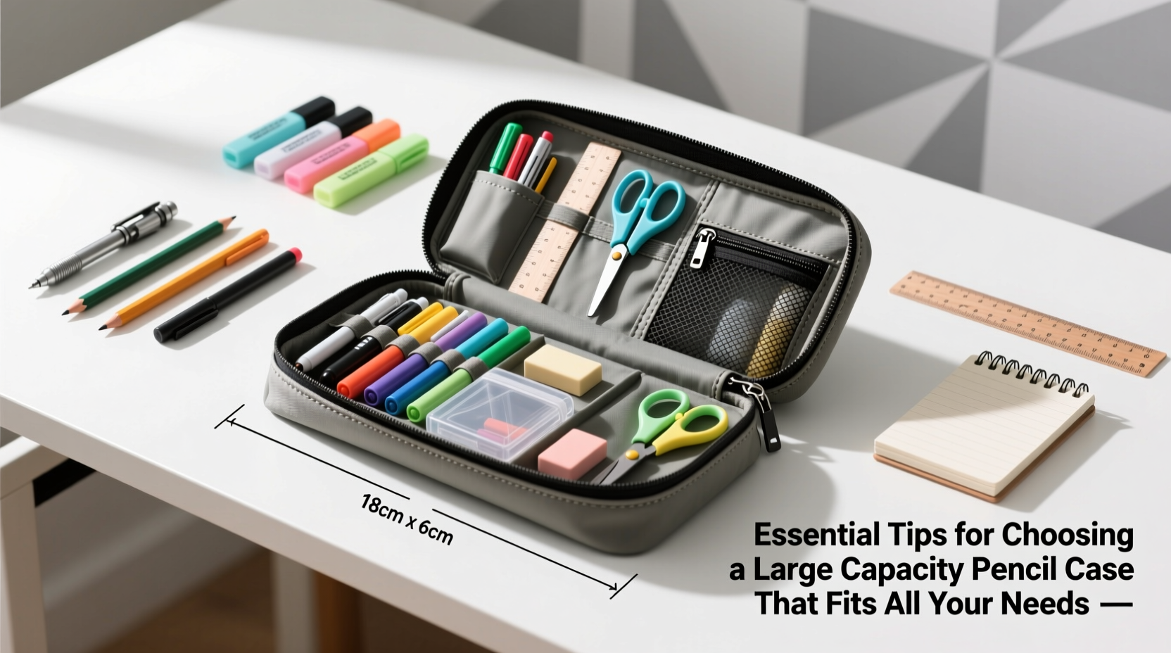 essential tips for choosing a large capacity pencil case that fits all your needs