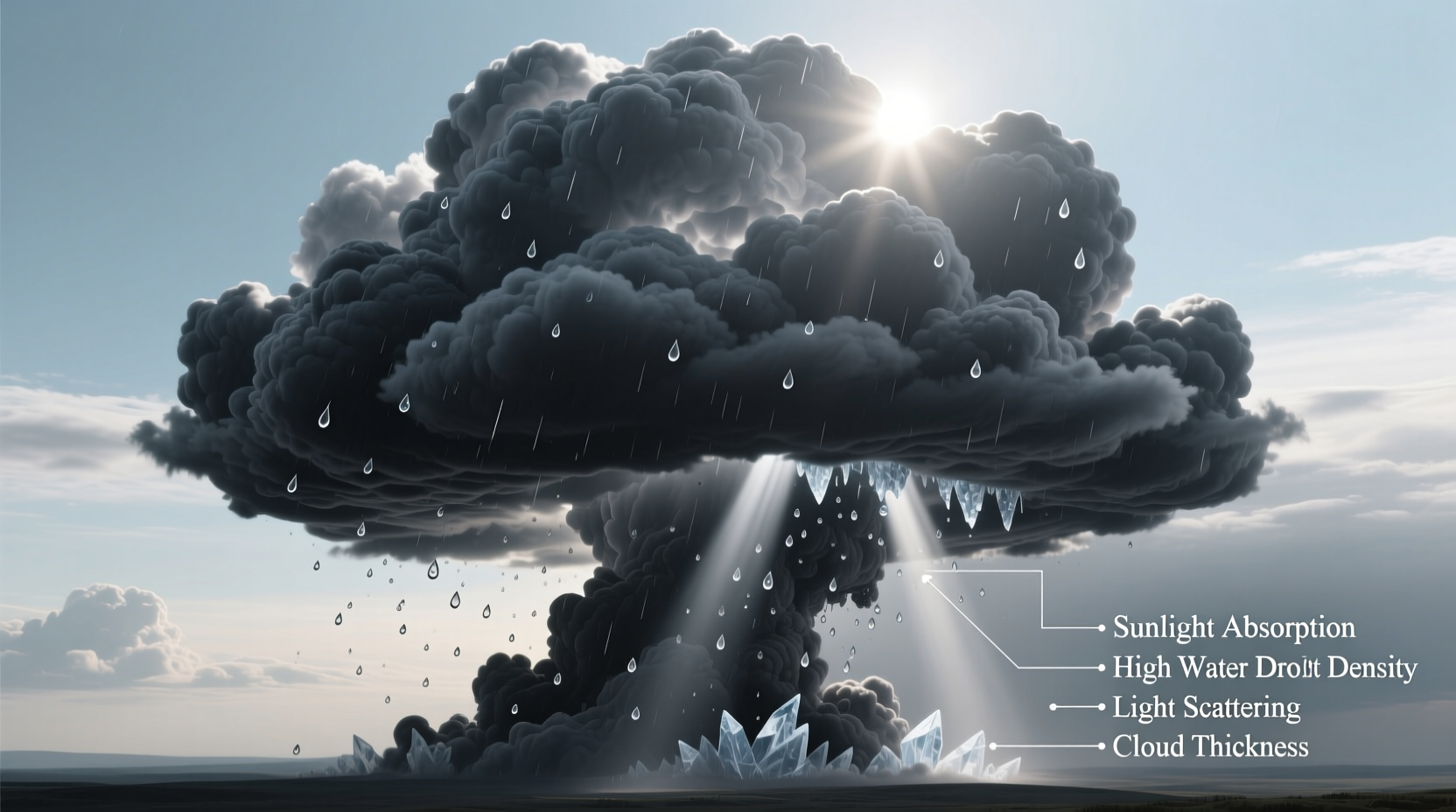 why are rain clouds dark understanding cloud color rain