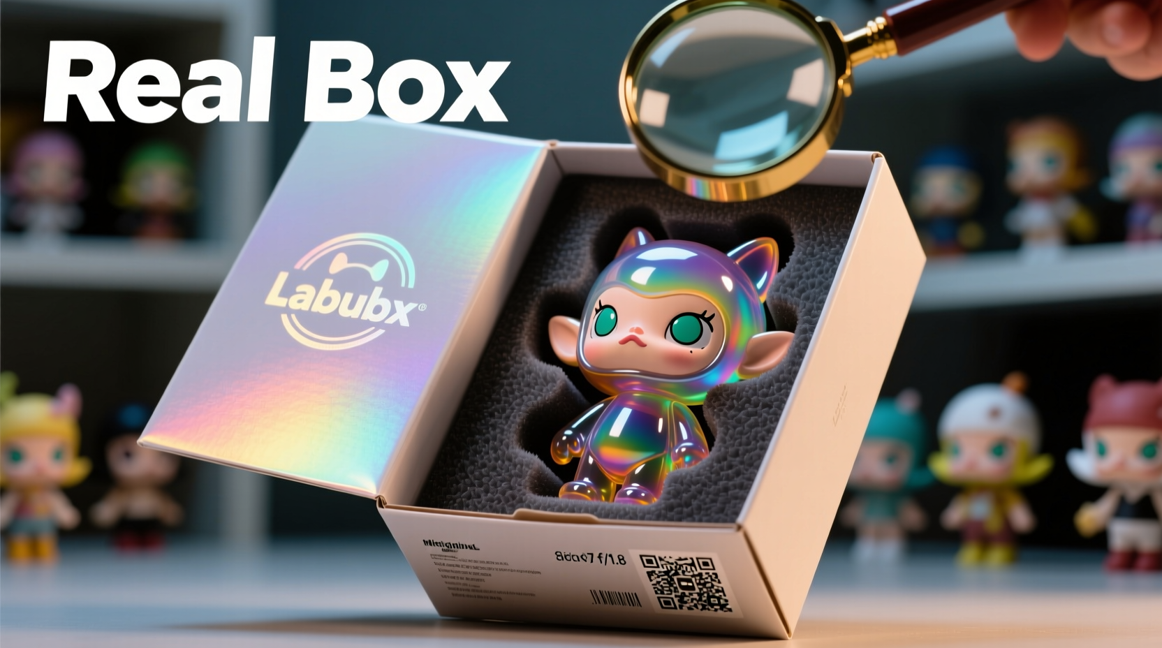 how to tell labubu is real box