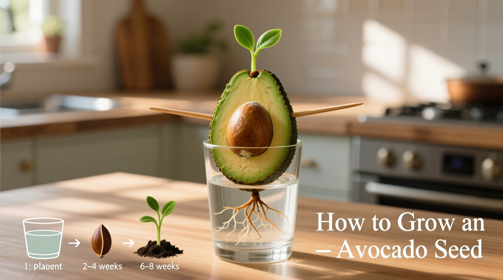 How to Grow Avocado Seed: Water & Soil Methods