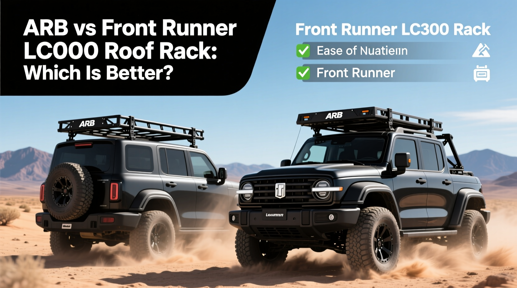arb vs fr lc300 roof rack