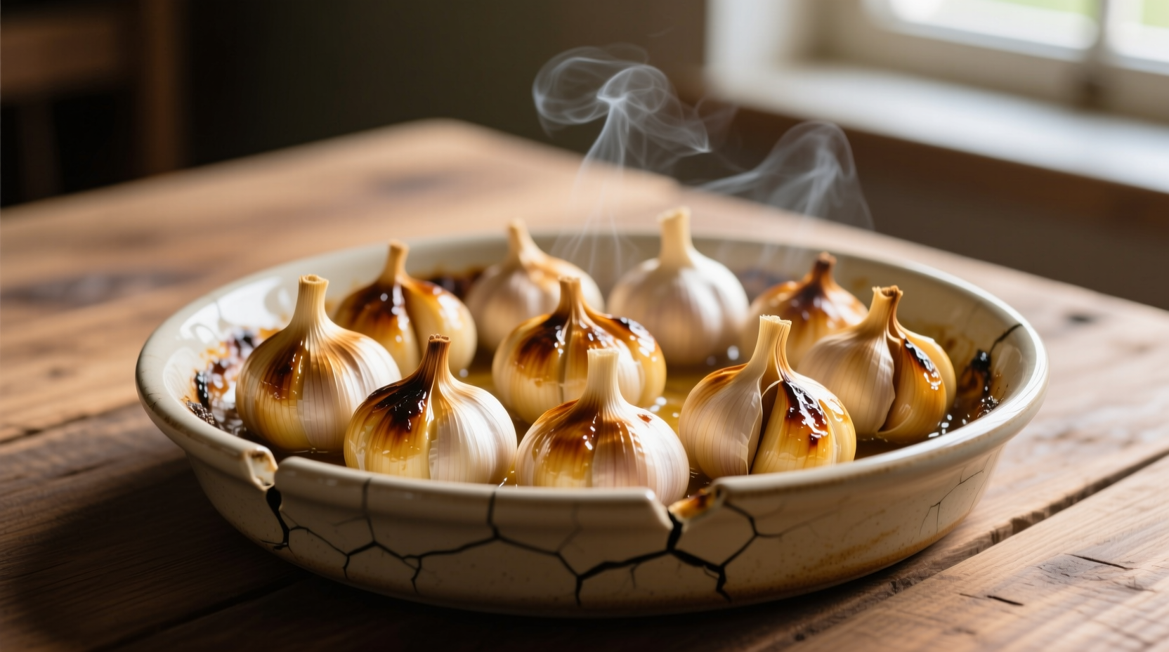 roast garlic in the oven