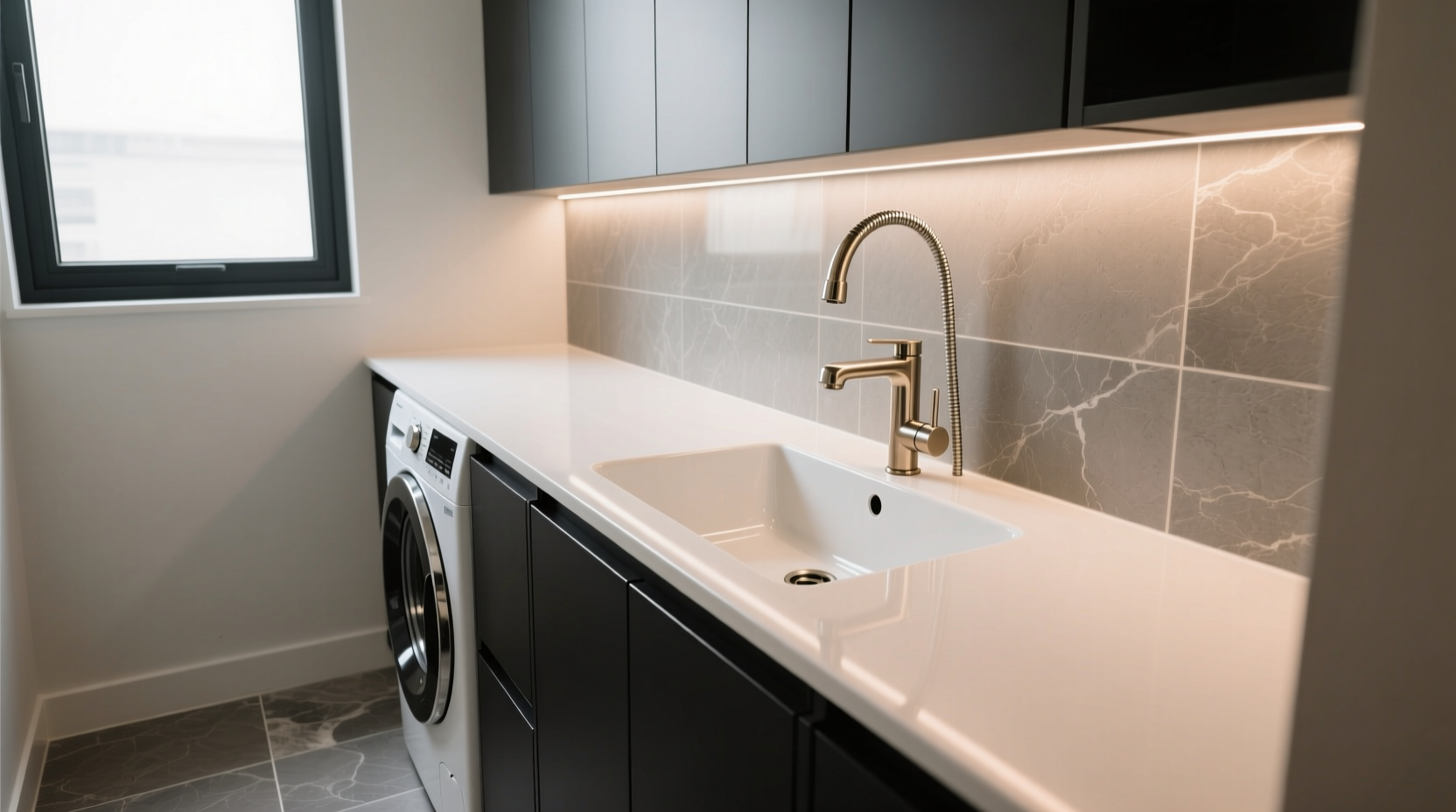 choosing laundry room sink