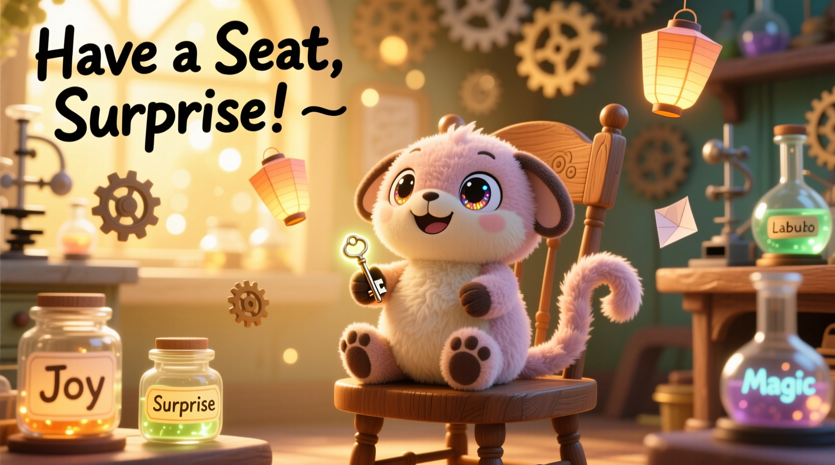 have a seat surprise labubu