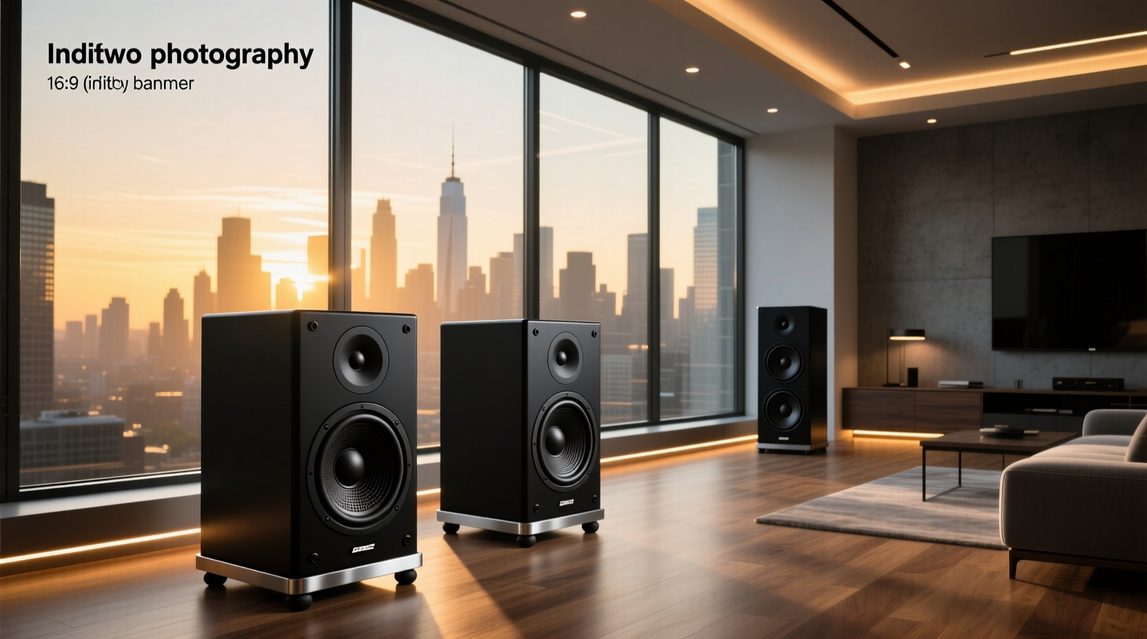 Side-by-side comparison of one versus two subwoofers in a living room setup