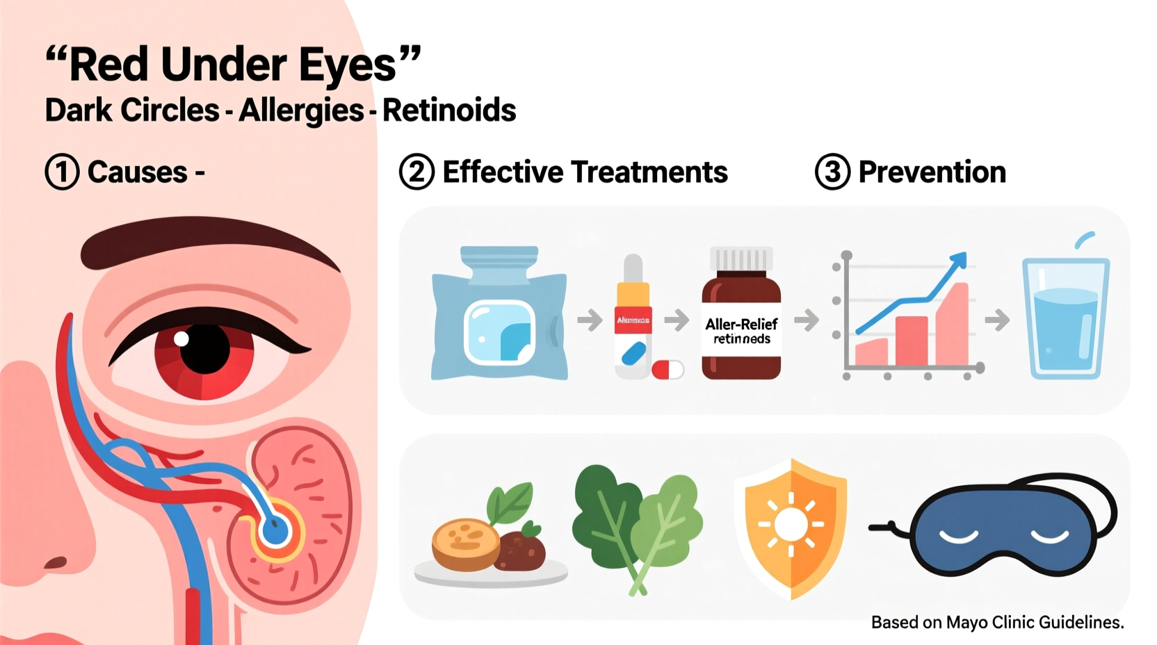 red under eyes common causes effective treatments