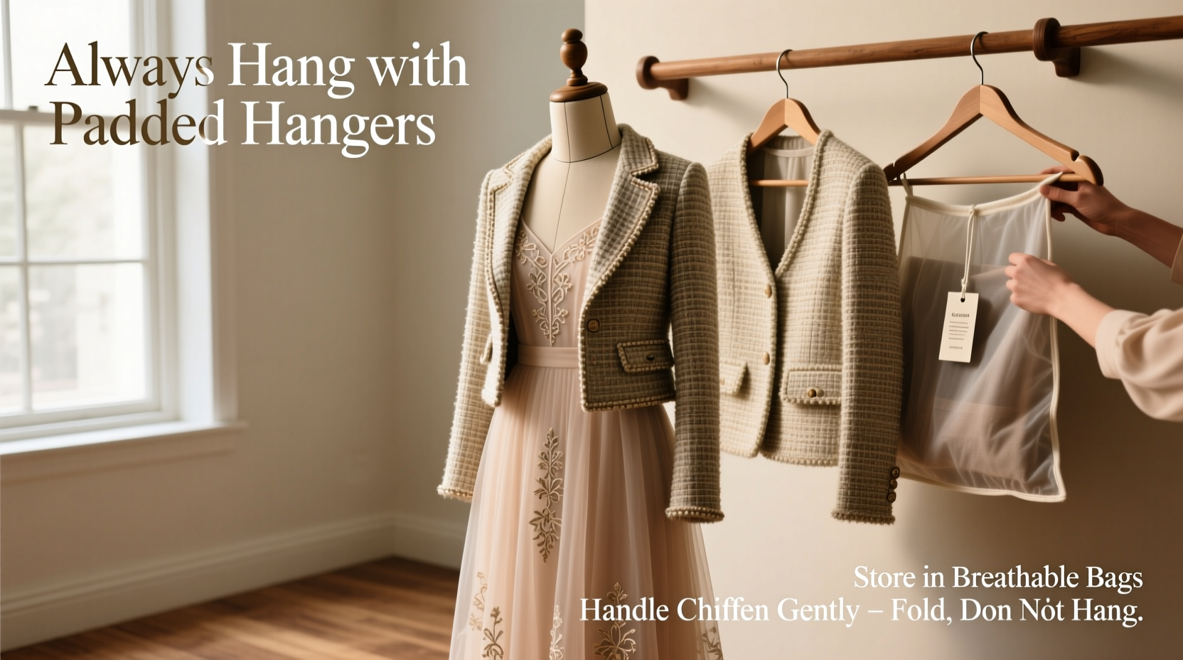 expert tips to strengthen and extend the life of your chiffon and tweed dresses