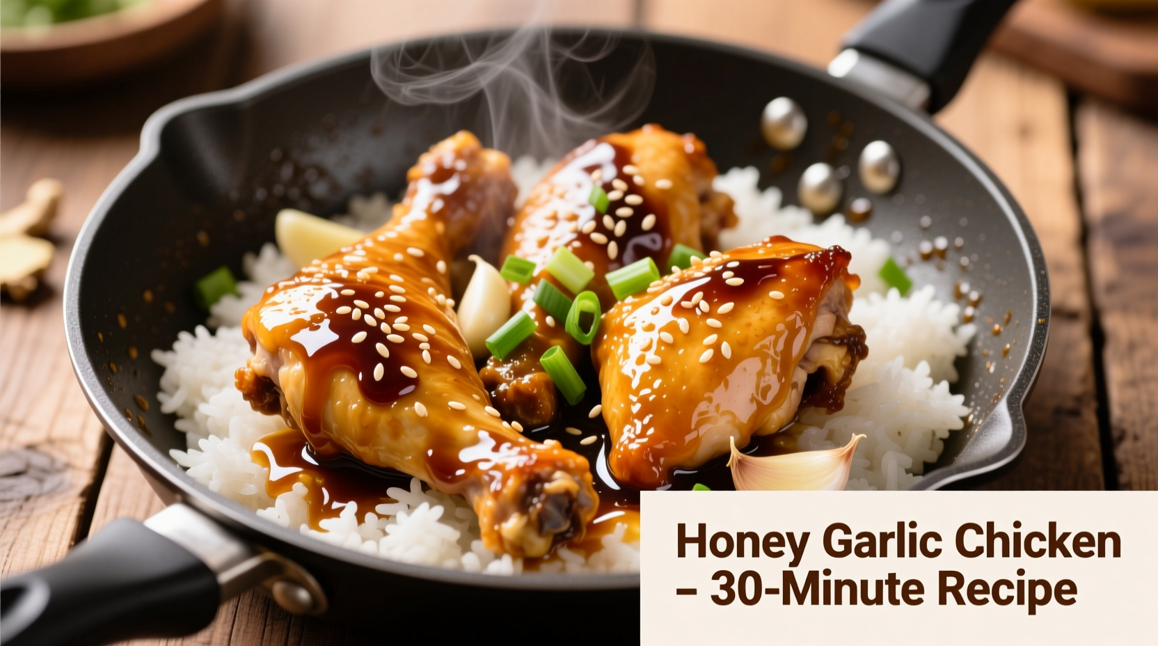 Easy Honey Garlic Chicken Recipe in 30 Minutes