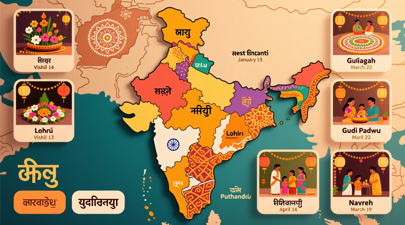when is new year celebrated in indian culture