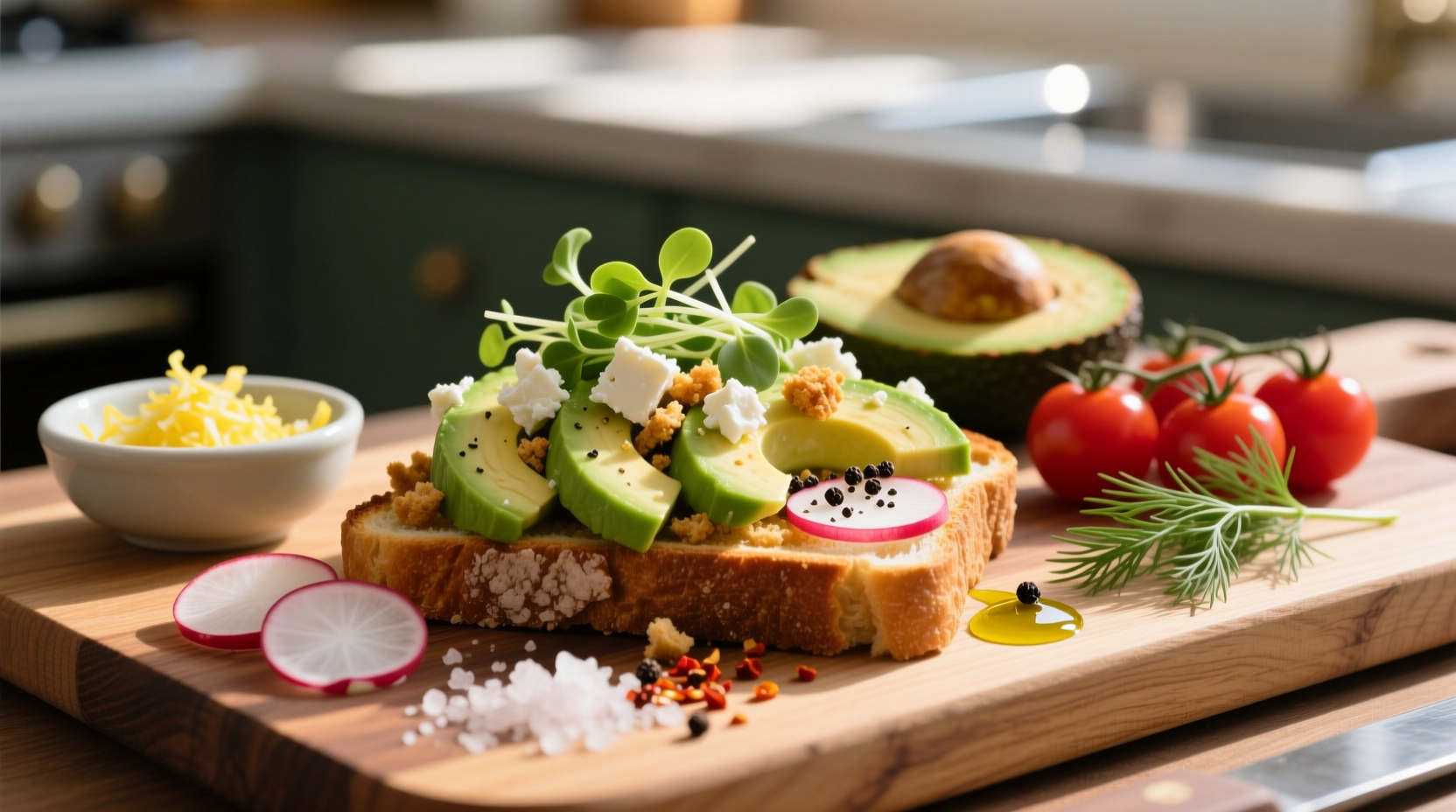 how to make avocado toast flavor topping ideas