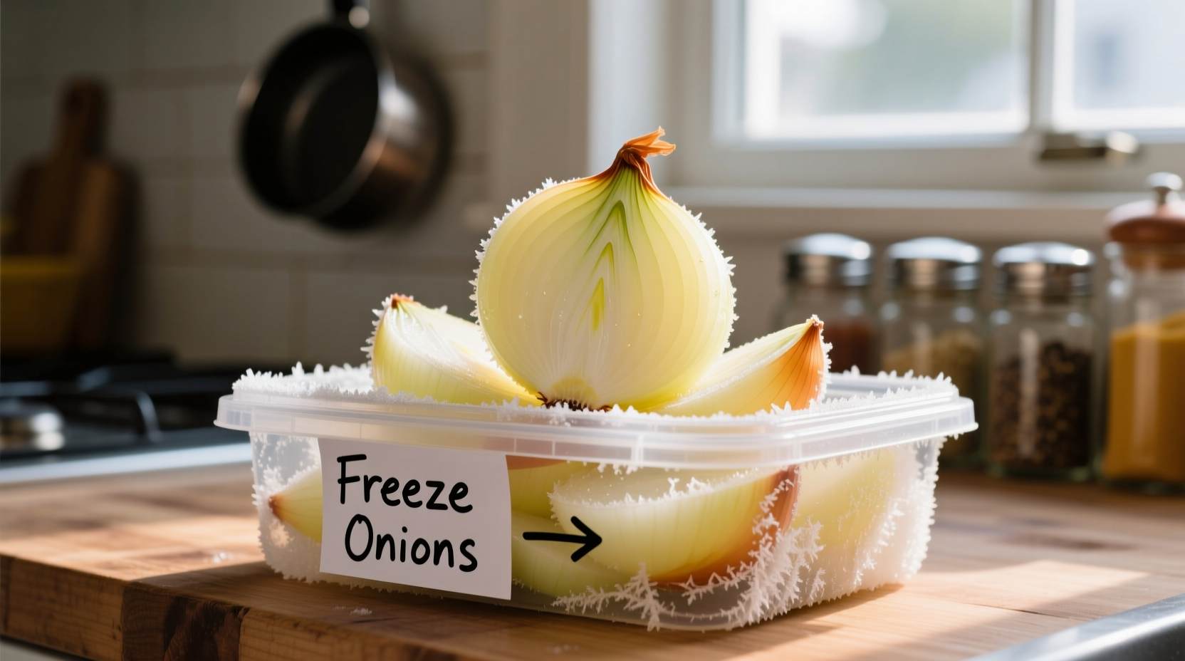 can you freeze onion