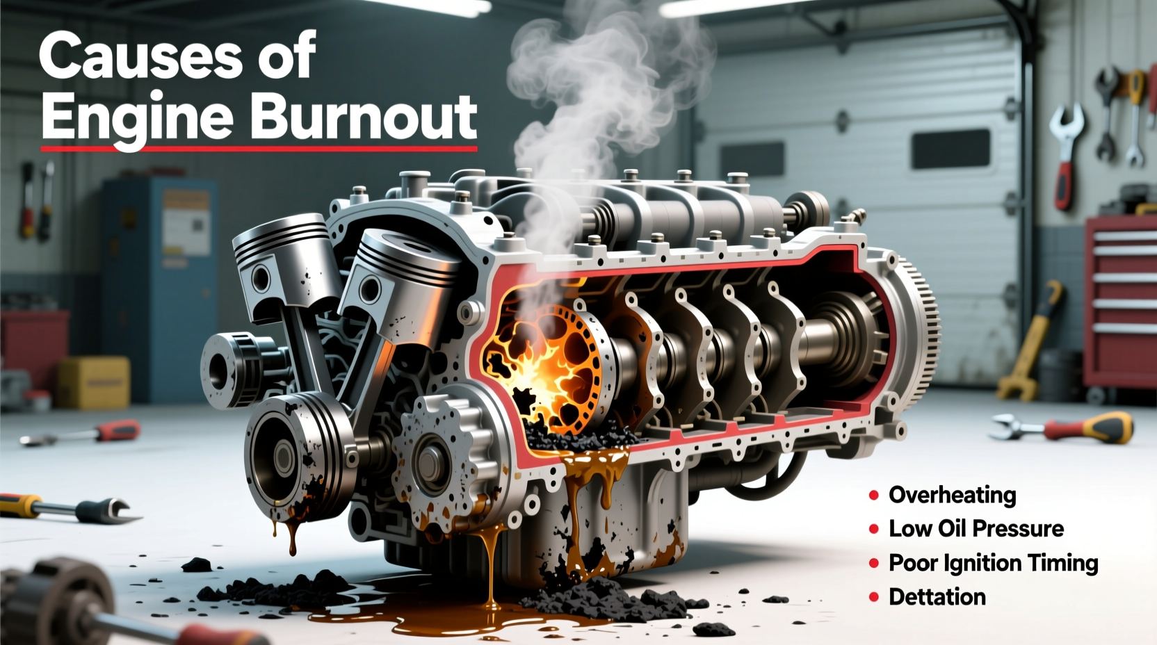 how do you burn out in a car