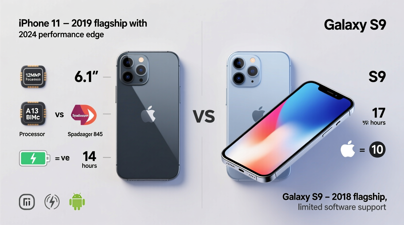 iphone 11 vs galaxy s9 is upgrading from the s9 worth it in 2024