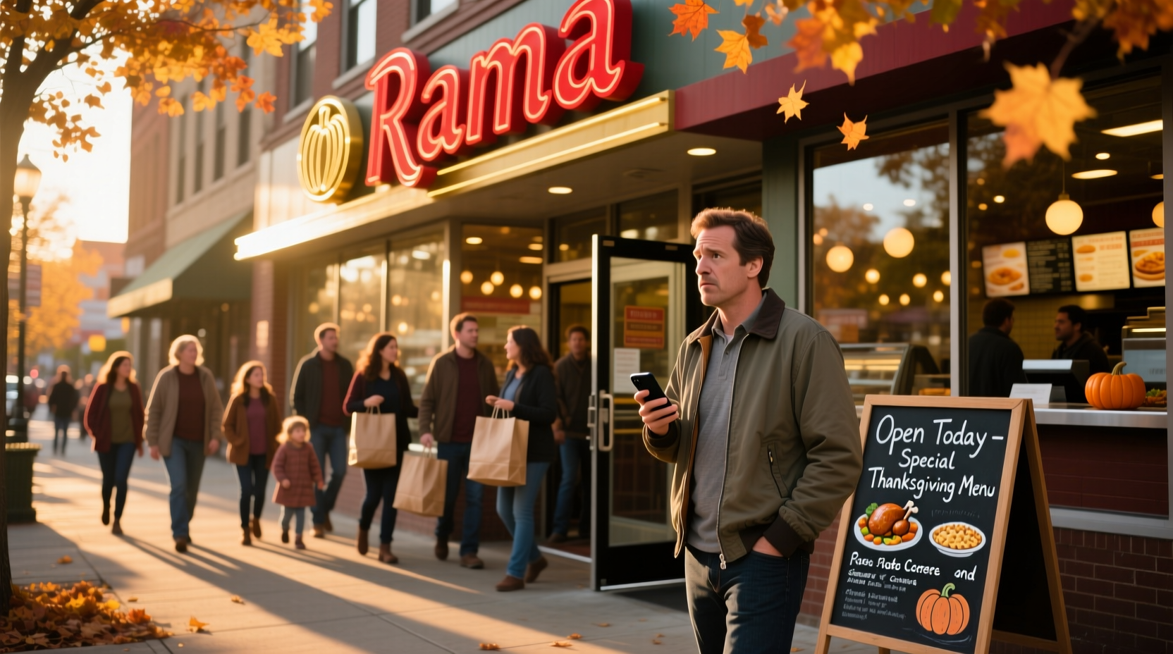 is chuck a rama open on thanksgiving