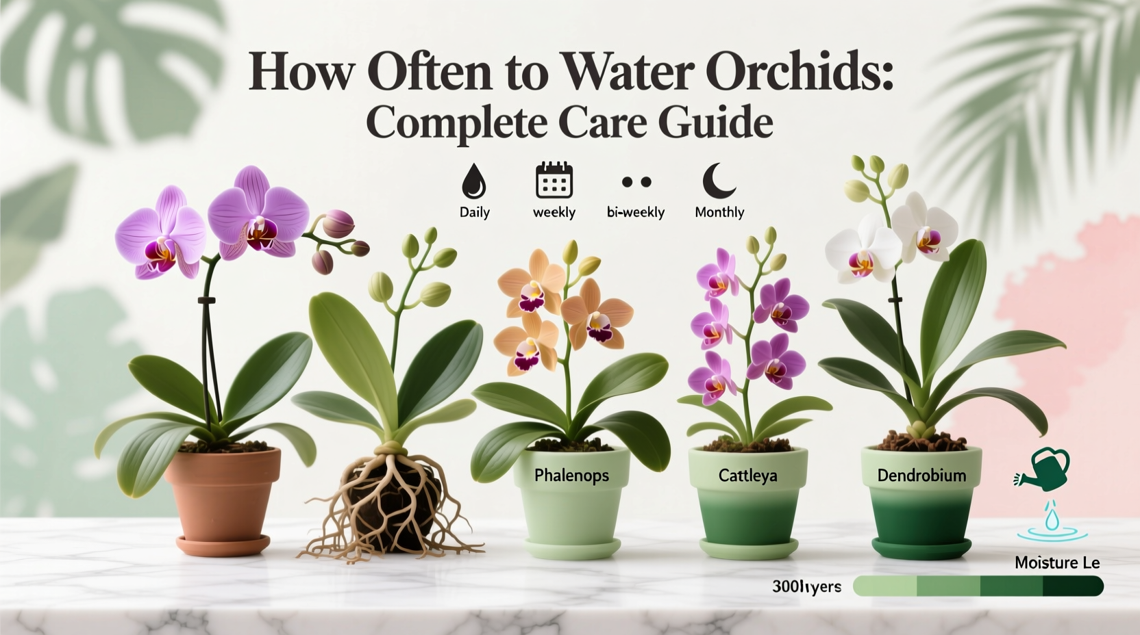 how much should you water orchids