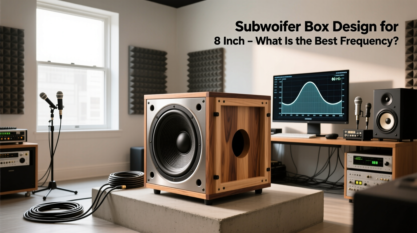 How to Choose Subwoofer Box Design for 8 Inch, What Is the Best Frequency for an 8-Inch Subwoofer?