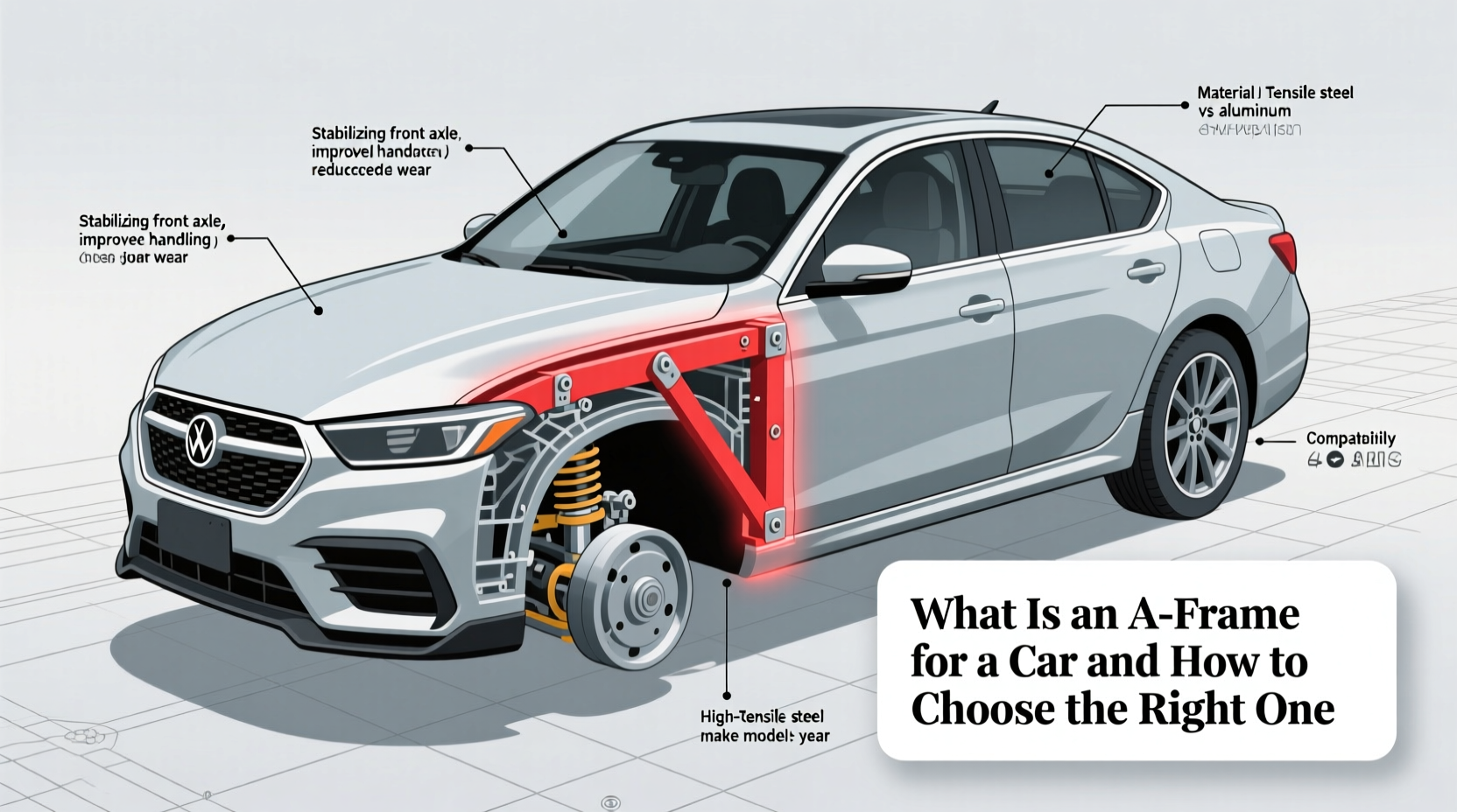 a frame for a car