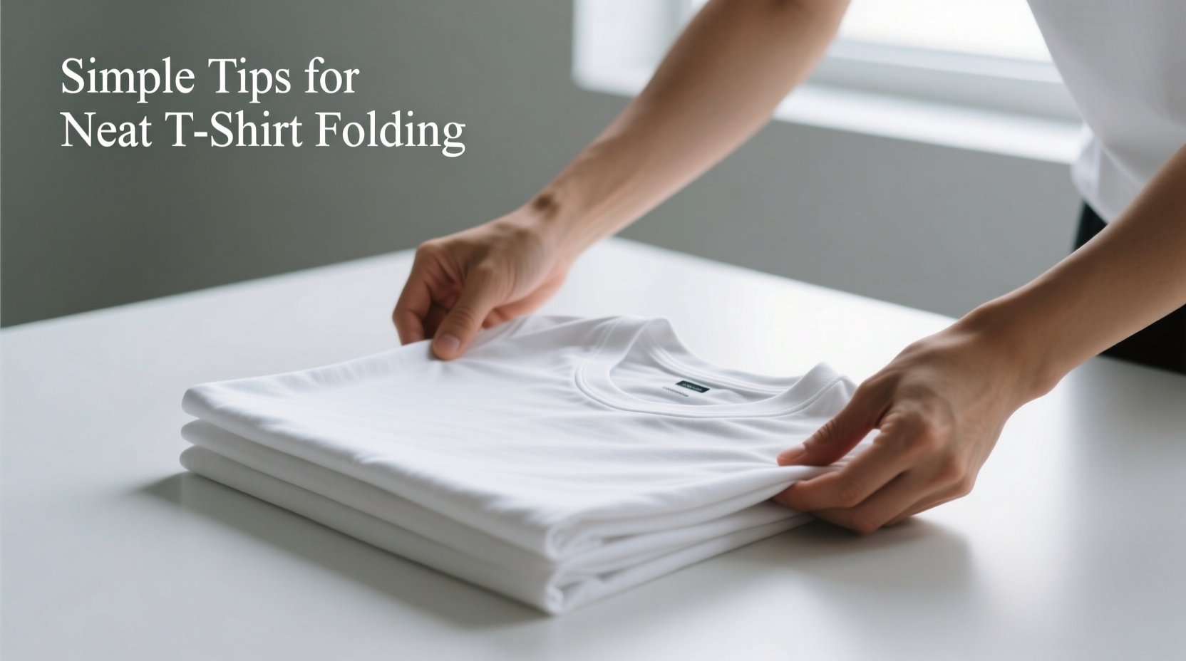 simple tips for the best way to fold t shirts neatly