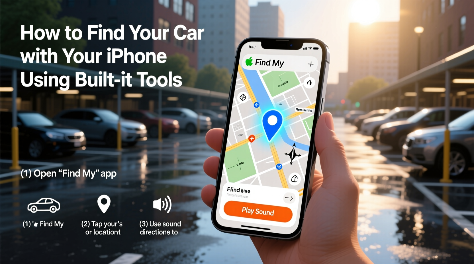 how can i find my car with my iphone