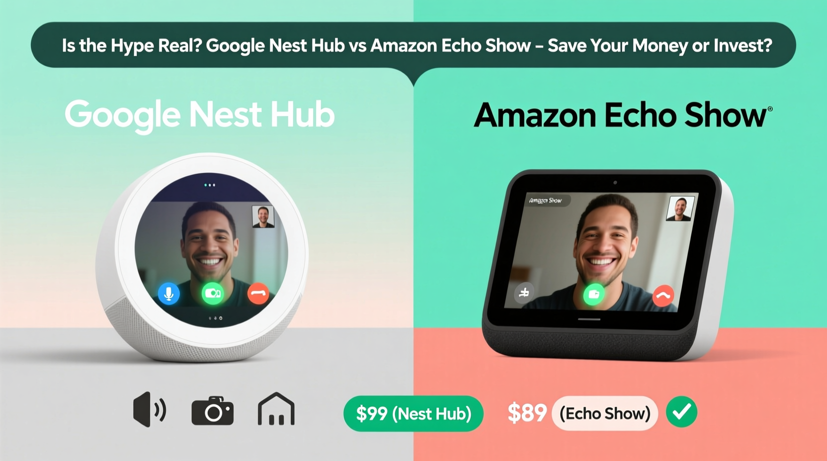 google nest hub vs amazon echo show is the hype real or should you save your money