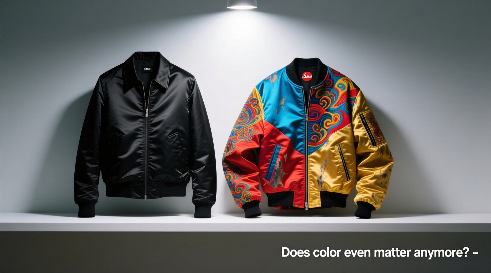 black jacket vs colorful jacket does color even matter anymore