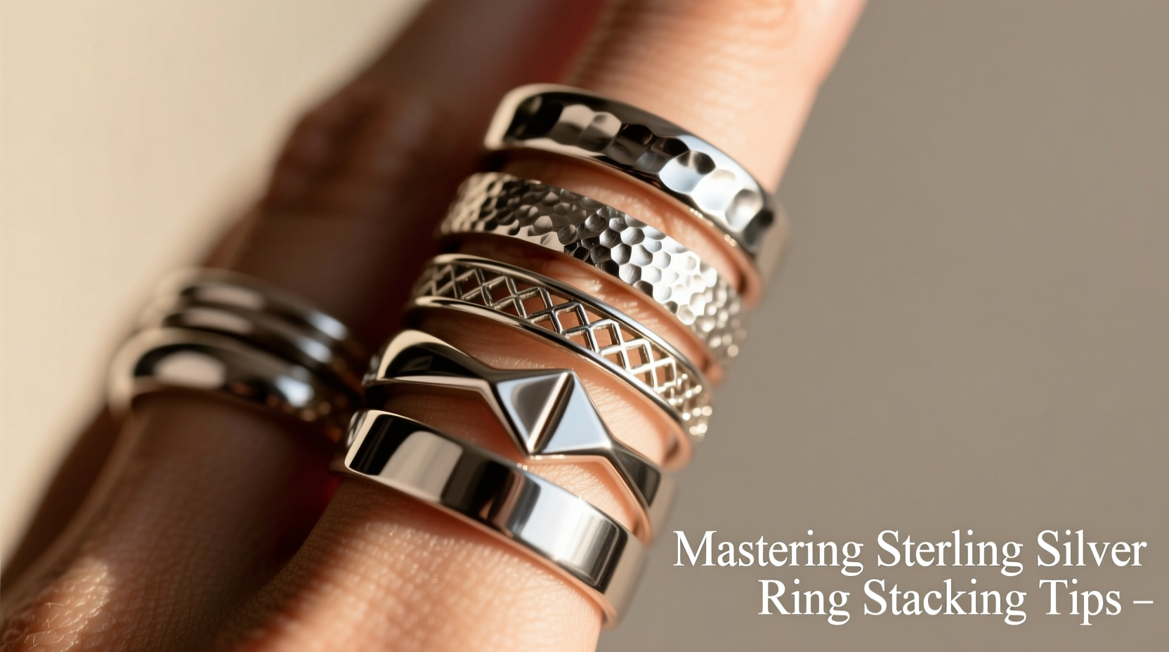 mastering sterling silver ring stacking tips to create a chic and personalized style