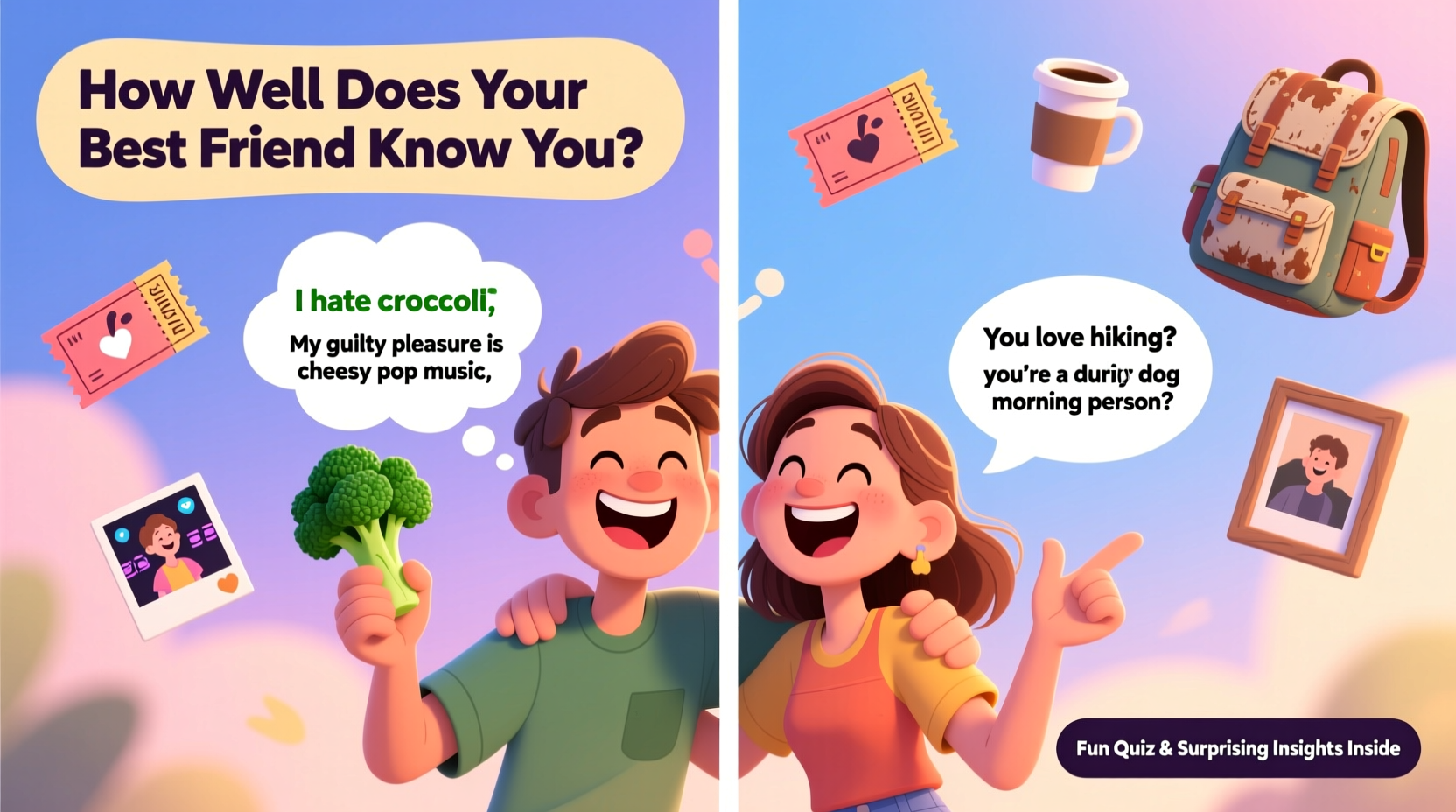 how well do your best friend know you fun quiz and insights inside
