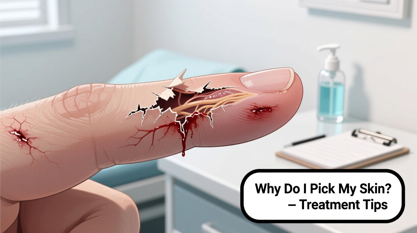 why do i pick my finger skin causes treatment tips