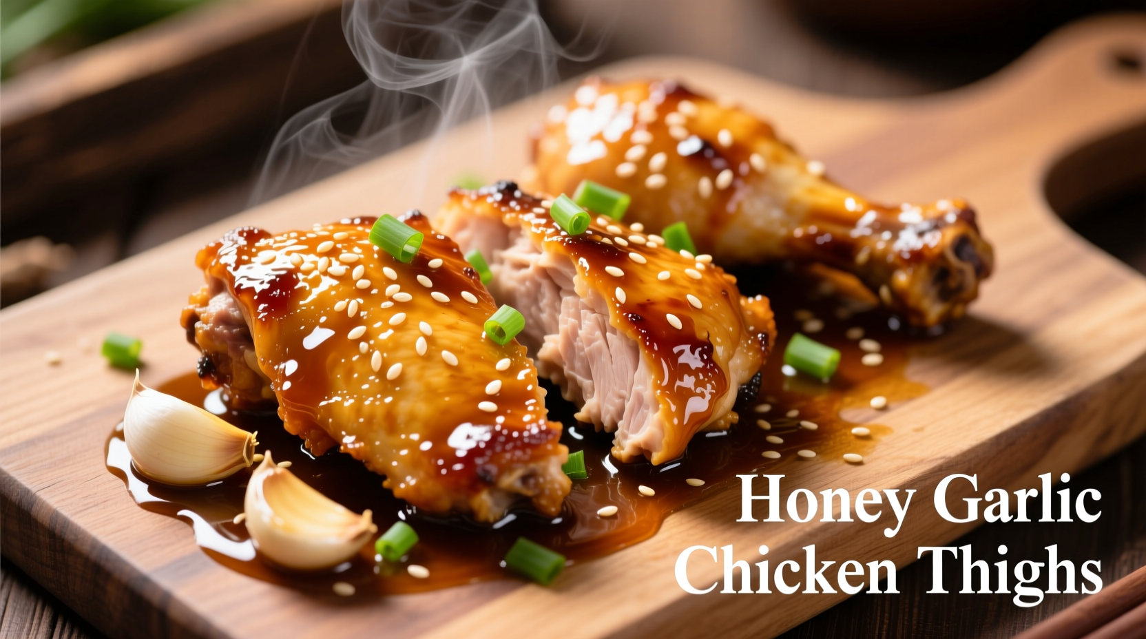 honey garlic chicken thighs recipe