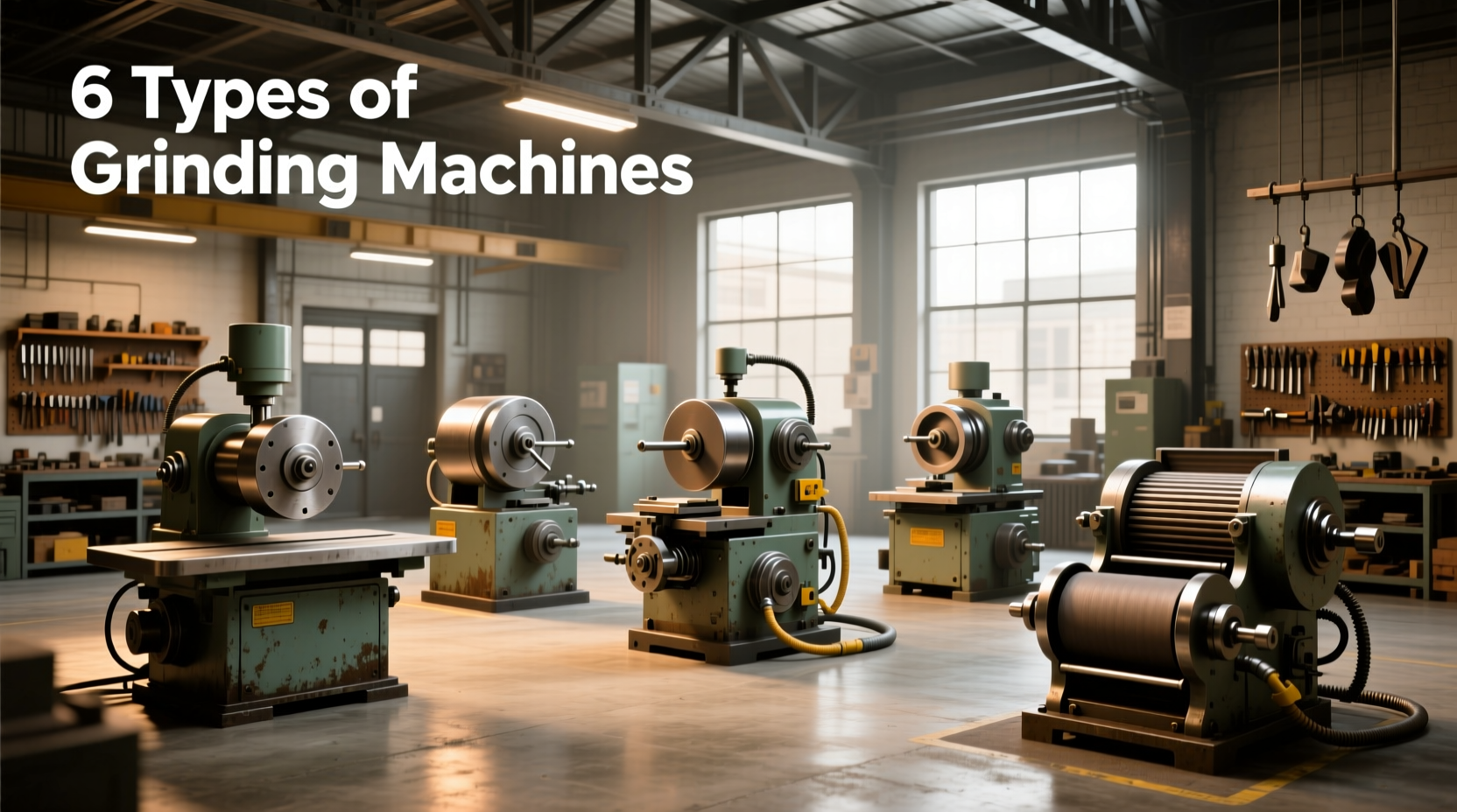 6 types of grinding machines explained