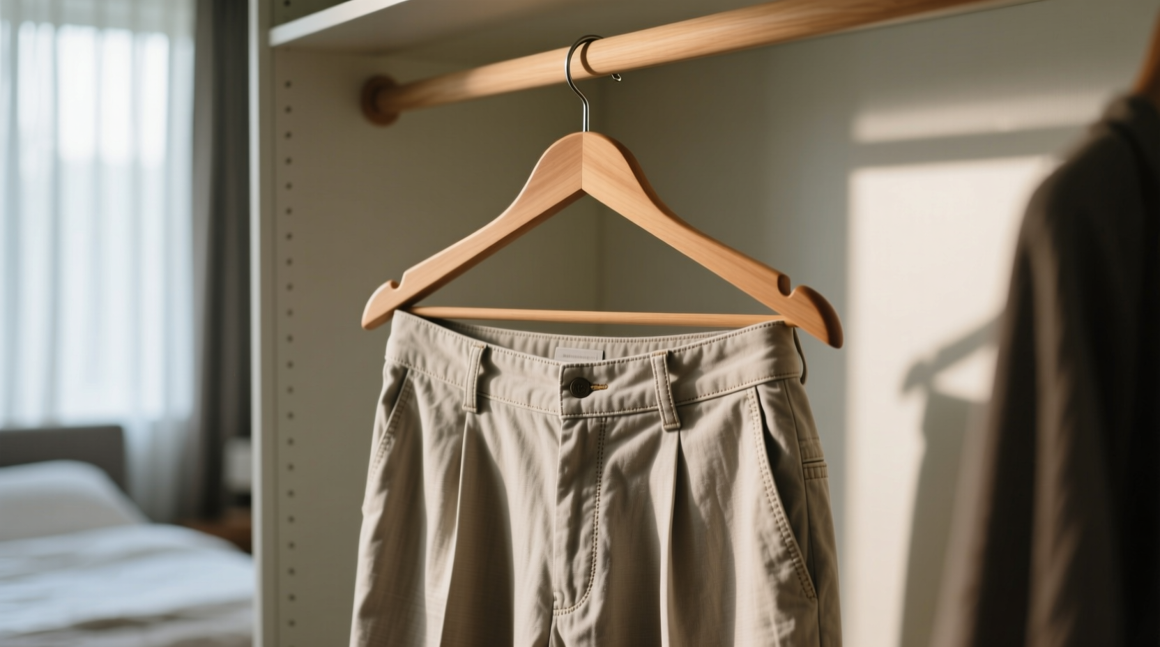 how to hang pants on hanger