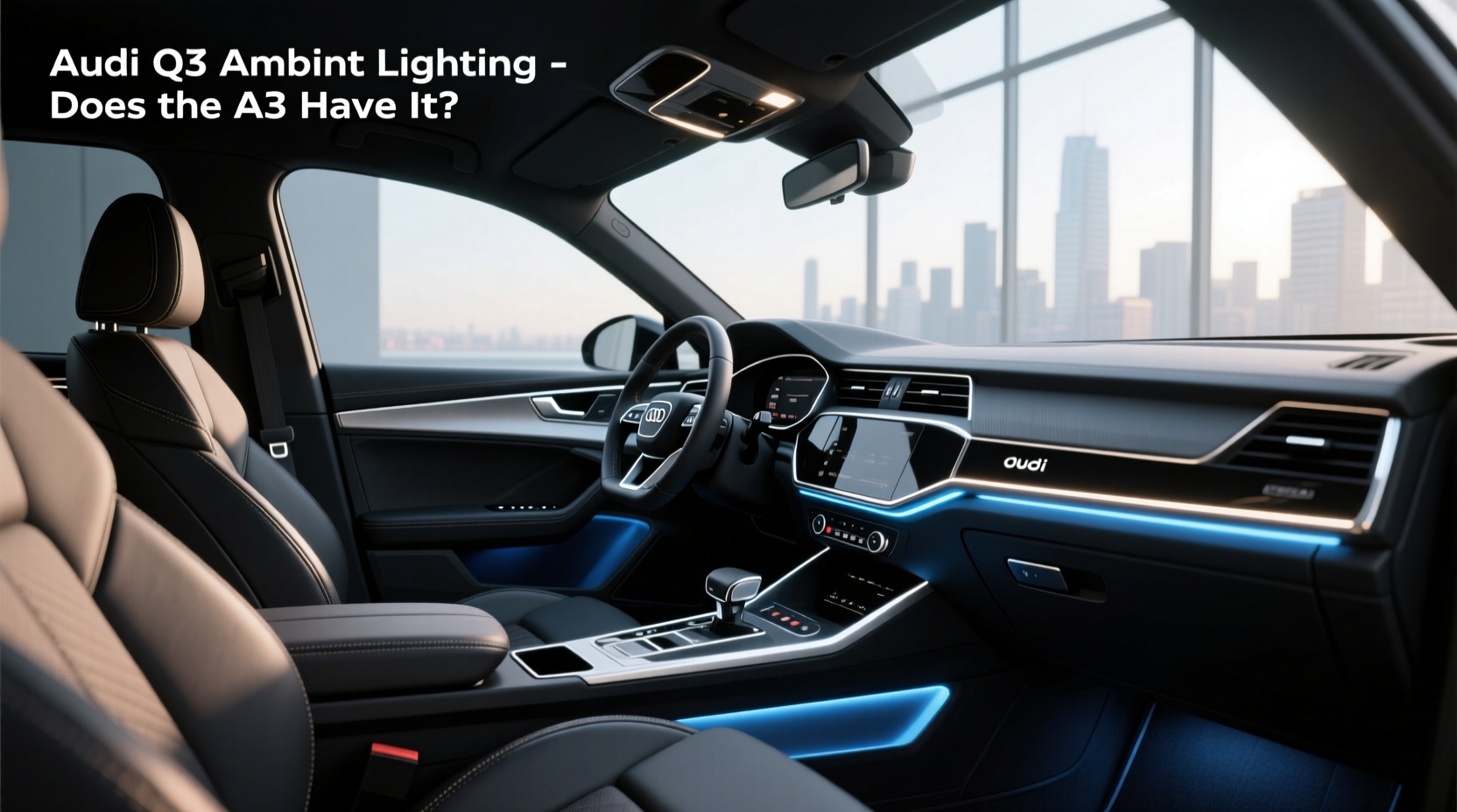 Audi ambient lighting guide: how to choose for A3 and Q3